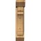 Ekena Millwork Olympic Slat Rough Sawn Bracket w/ Offset Brace, Western Red Cedar, 6"W x 16"D x 28"H BKT0604X16X28OLY06RWR - alternate 4